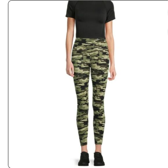 🆕👖Juniors Camouflage High Rise Ankle Leggings - Picture 1 of 4
